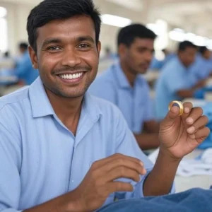 গার্মেন্টস কর্মীদের জন্য তৈরি আংটি